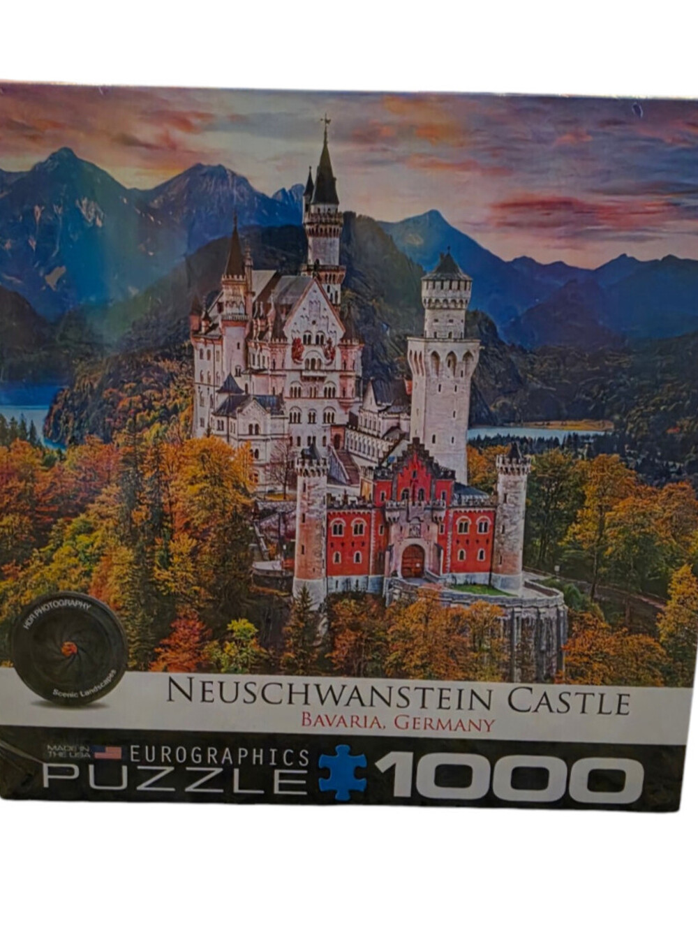 Neuschwanstein Castle Bavaria Germany Puzzle 1000 Piece Eurographic Puzzle